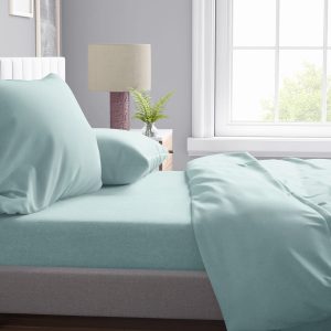 ΜΑΞΙΛΑΡΟΘΗΚΗ Μελανζέ 05 50X70 Light Green Cott/Pol 70/30 - Image 1