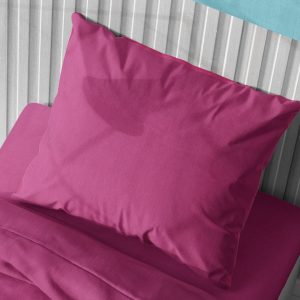 ΜΑΞΙΛΑΡΟΘΗΚΗ Solid 499 50X70 Fuchsia Cotton 100% - Image 1