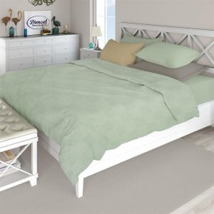 Κουβέρτα Πικέ Μονόχρωμη 165X250 Φυστικί 100% Cotton - Image 1