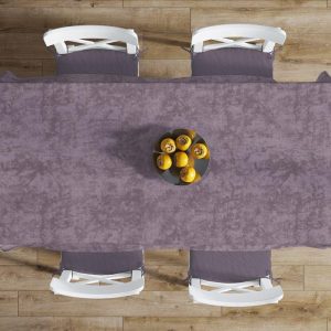Καρέ Αλέκιαστο 90X90 Panama Shadow Dark Lila 70/30 Cott/Pol - Image 1