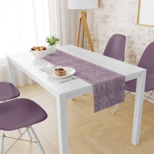 Τραβέρσα Αλέκιαστη 40X180 Panama Shadow Dark Lila 70/30 Cott/Pol - Image 1