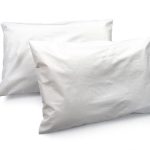Αδιάβροχα Καλύμματα Μαξιλαριών Ζεύγος 50X70 White 100% Cotton