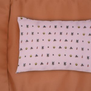 Μαξιλαροθήκη Εμπριμέ bebe Looney Tunes 39 35X45 Pink 100% Cotton Flannel - Image 1