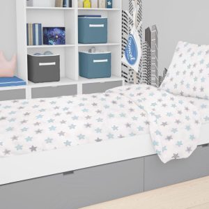 ΣΕΝΤΟΝΙΑ ΕΜΠΡΙΜΕ ΣΕΤ 2 τεμ kids Star 104 160X240 Sky blue Cotton 100%