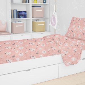 ΣΕΝΤΟΝΙΑ ΕΜΠΡΙΜΕ ΣΕΤ 3 τεμ kids Smile 82 160X240 Coral Cotton 100% - Image 1