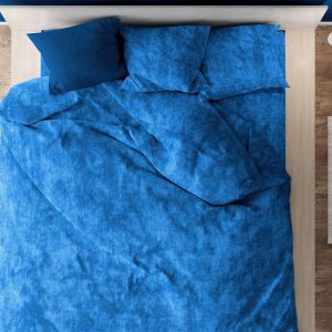 Παπλωματοθήκη Premium Shadow 631 220X240 Electric Blue 100% Cotton - Image 1