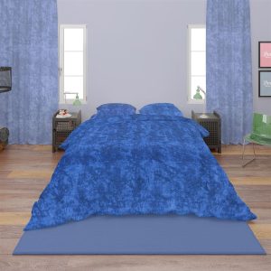 Σεντόνι 1 τεμ Premium Shadow 631 160X240 Electric Blue 100% Cotton - Image 1