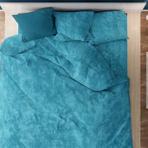 Παπλωματοθήκη Premium Shadow 620 220X240 Turquoise 100% Cotton - Image 1