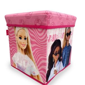 Κουτί-Σκαμπό Mattel Barbie 15 30X30X30 Pink 100% Polyester - Image 1