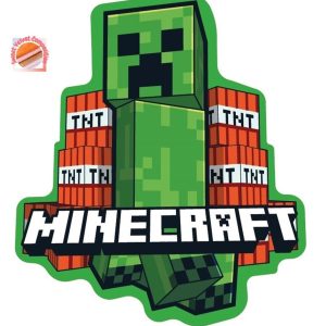 Μαξιλάρι 3D Mojang Minecraft 14 40 cm Green 100% Velboa - Image 1