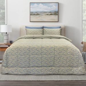 LINO ΣΕΤ ΣΕΝΤΟΝΙΑ LEAFY GREEN 105X200+30 - Image 1