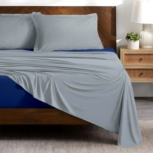 LINO ΣΕΤ ΣΕΝΤΟΝΙΑ DOBLE BLUE-CIEL 240X260 - Image 1