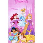 Πετσέτα Θαλάσσης Quick Dry Disney Home Princess 73 70X140 Pink 100% Microfiber