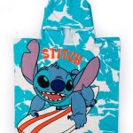 Πόντσο Θαλάσσης Quick Dry Disney Home Lilo & Stitch 30 50X100 Sky Blue 100% Microfiber