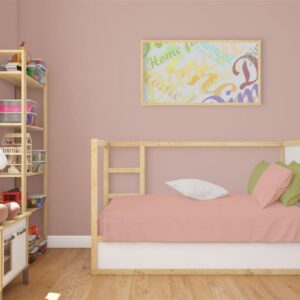 Κατωσέντονο με Λάστιχο bebe Solid 503 0,70X1,40X0,15 Dusty Rose 100% Cotton