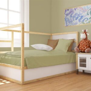 Πάπλωμα bebe Solid 504 120X160 Olive 100% Cotton