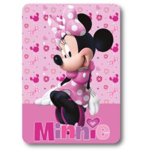 Κουβέρτα Fleece Disney Home Minnie 37 100X140 Pink 100% Polyester
