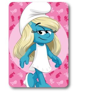 Κουβέρτα Fleece Peyo Smurfs 12 100X140 Pink 100% Polyester