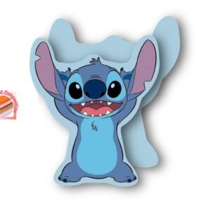 Mini Μαξιλάρι 3D Disney Home Stitch 90 15 cm Sky Blue 100% Velboa