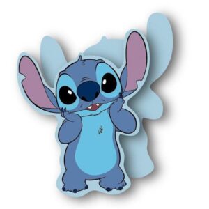 Mini Μαξιλάρι 3D Disney Home Stitch 93 15 cm Sky Blue 100% Velboa