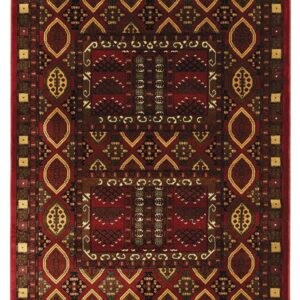 ΧΑΛΙ PERSIA 2273 BURGUNDY ΜΕ ΚΡΟΣΣΙ - 133X190  NewPlan