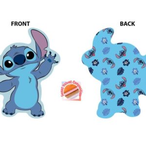 Mini Μαξιλάρι 3D AOP Disney Home Stitch 680 20 cm Sky Blue 100% Velboa - Image 1