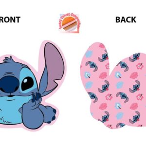 Mini Μαξιλάρι 3D AOP Disney Home Stitch 688 20 cm Pink 100% Velboa