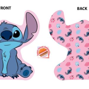 Mini Μαξιλάρι 3D AOP Disney Home Stitch 689 20 cm Pink 100% Velboa