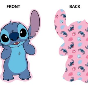Mini Μαξιλάρι 3D AOP Disney Home Stitch 690 20 cm Pink 100% Velboa