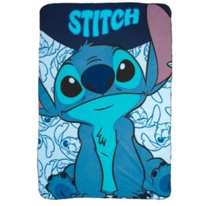 Κουβέρτα Fleece Disney Home Stitch 70 100X140 Sky Blue 100% Polyester