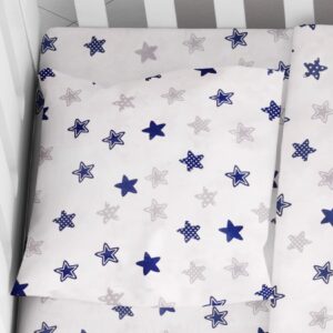 ΜΑΞΙΛΑΡΟΘΗΚΗ ΕΜΠΡΙΜΕ bebe Star 102 35X45 Blue Cotton 100%