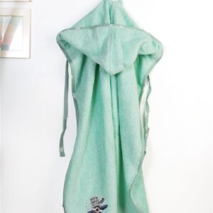 Κάπα Με Κέντημα bebe Aviator 186 75X85 Mint 100% Cotton