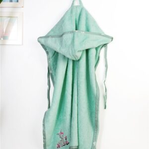 Κάπα Με Κέντημα bebe Deer 199 75X85 Mint 100% Cotton