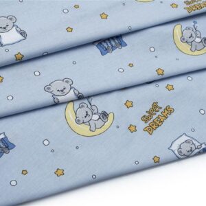 ΣΕΝΤΟΝΑΚΙ ΛΙΚΝΟΥ bebe Sweet Dreams 551 80X110 Sky Blue 100% Cotton