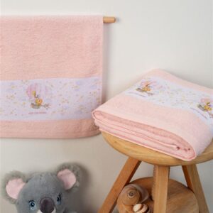 ΠΕΤΣΕΤΑ Με Ψηφιακή Εκτύπωση Σετ 2 τεμ bebe Balloon 65 30X50,70X140 Ροζ 100% Cotton