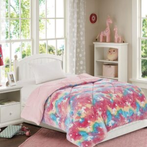 Κουβερτοπάπλωμα φωσφορίζον Unicorn 160X220 Pink 100% Polyester