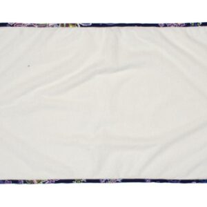 Σελτεδάκι Αδιάβροχο bebe 158 Floral 67X90 Λευκό/Μπλε Cotton 100%
