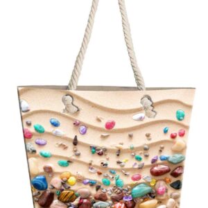 Τσάντα Θαλάσσης Pebbles 15 40X45 Digital Print 100% Polyester