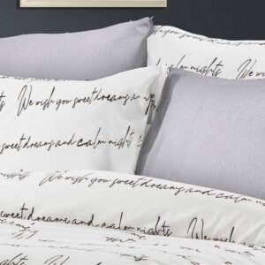 Μαξιλαροθήκη Εμπριμέ Αρίσβη 471 50X70 White 70/30 Cott/Pol