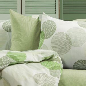 Μαξιλαροθήκη Εμπριμέ Κοραλία 468 50X70 Green 70/30 Cott/Pol