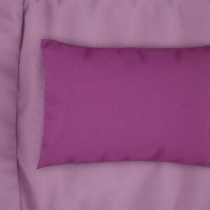 Μαξιλαροθήκη Solid 501 50X70 Dark Magenta 100% Cotton