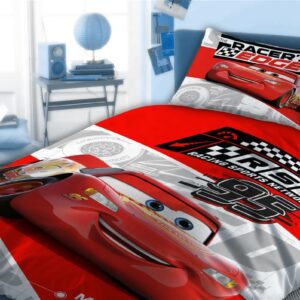 Σεντόνια Σετ 3 τεμ Disney Home Cars 773 160X240 Red 100% Cotton