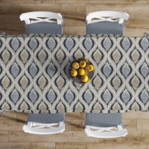 Καρέ Αλέκιαστο 90X90 Cyclops 461 Blue 70/30 Cott/Pol