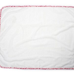 Σελτεδάκι Αδιάβροχο bebe Floral 61 67X90 Λευκό/Κοραλί 100% Cotton