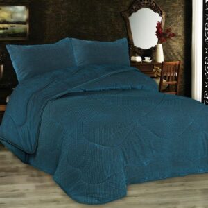 Κουβερτοπάπλωμα Popcorn Fleece 700 gsm 1950 Petrol 220Χ240 100% Polyester