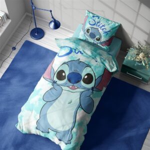 Σεντόνια Σετ 2 τεμ Disney Home Stitch 822 160X240 Turquoise 100% Cotton