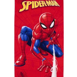 Πετσέτα Θαλάσσης Quick Dry Marvel Spider-Man 42 70X140 Red 100% Microfiber