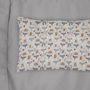 Μαξιλαροθήκη Εμπριμέ bebe Fox 527 35X45 Grey 100% Cotton