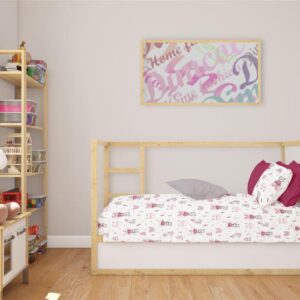 Κατωσέντονο Με Λάστιχο bebe Cloudy Bear 582 0,70X1,40X0,15 White-Pink 100% Cotton