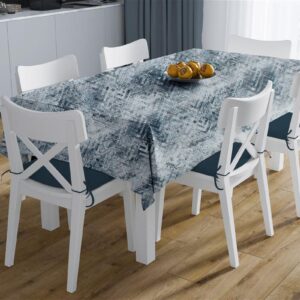 Καρέ Αλέκιαστο Skid Marks 471 90X90 Blue 70/30 Cott/Pol